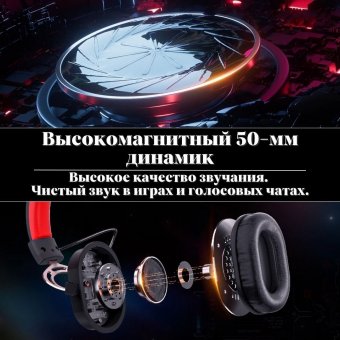 Наушники игровые проводные с микрофоном A1 ANYSMART