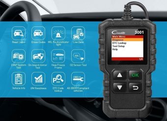 Сканер для диагностики автомобиля ANYSMART X431 CR3001 OBD2