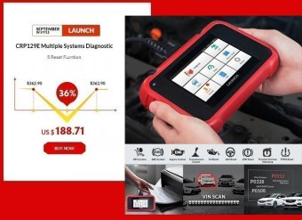 Сканер для диагностики автомобиля ANYSMART X431 CR3001 OBD2