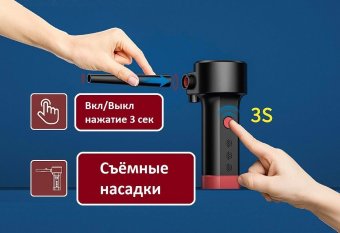 Беспроводная аккумуляторная мощная воздуходувка для чистки X1 ANYSMART 