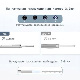 Цифровой многофункциональный отоскоп с ЖК-экраном ANYSMART N1