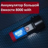 Беспроводная аккумуляторная мощная воздуходувка для чистки X1 ANYSMART 