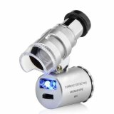 Микроскоп ANYSMART 60x мини с подсветкой (2 LED) и ультрафиолетом (9882)