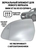 Зеркальный элемент для левого зеркала BMW Х7 Х6 Х5 Х3 серии G с автозатемнением 227641